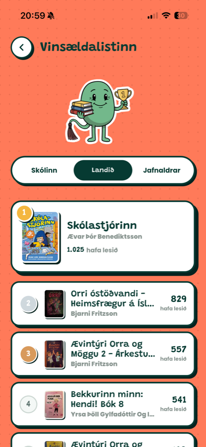 Vinsældalistinn 1